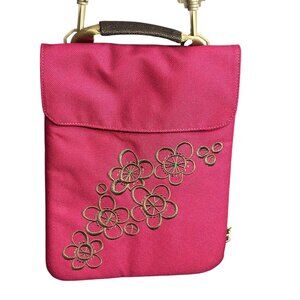Haiku Pink Crossbody Tablet Bag